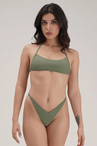 Zielony pasek Circe Top Army