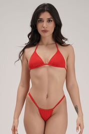 Nausicaa Top Triangolo Rosso Pepper - FGM04 - COSTUME - fgm04