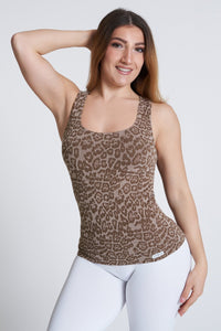 Wild Essence Bamboo Tank Top FIR Karamell