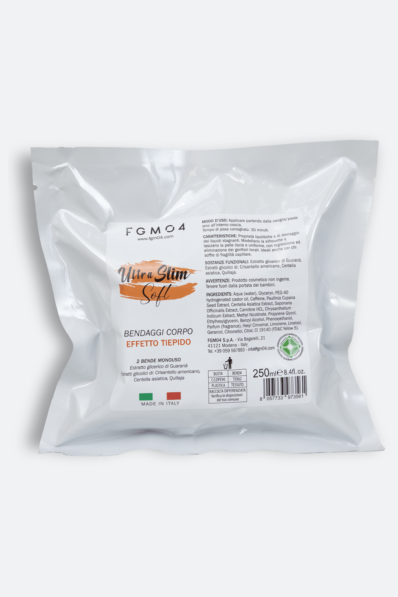 KIT 10 BENDAGGI - SNELLENTE/ RASSODANTE - Fast Bundle - CREME ANTICELLULITE - fgm04