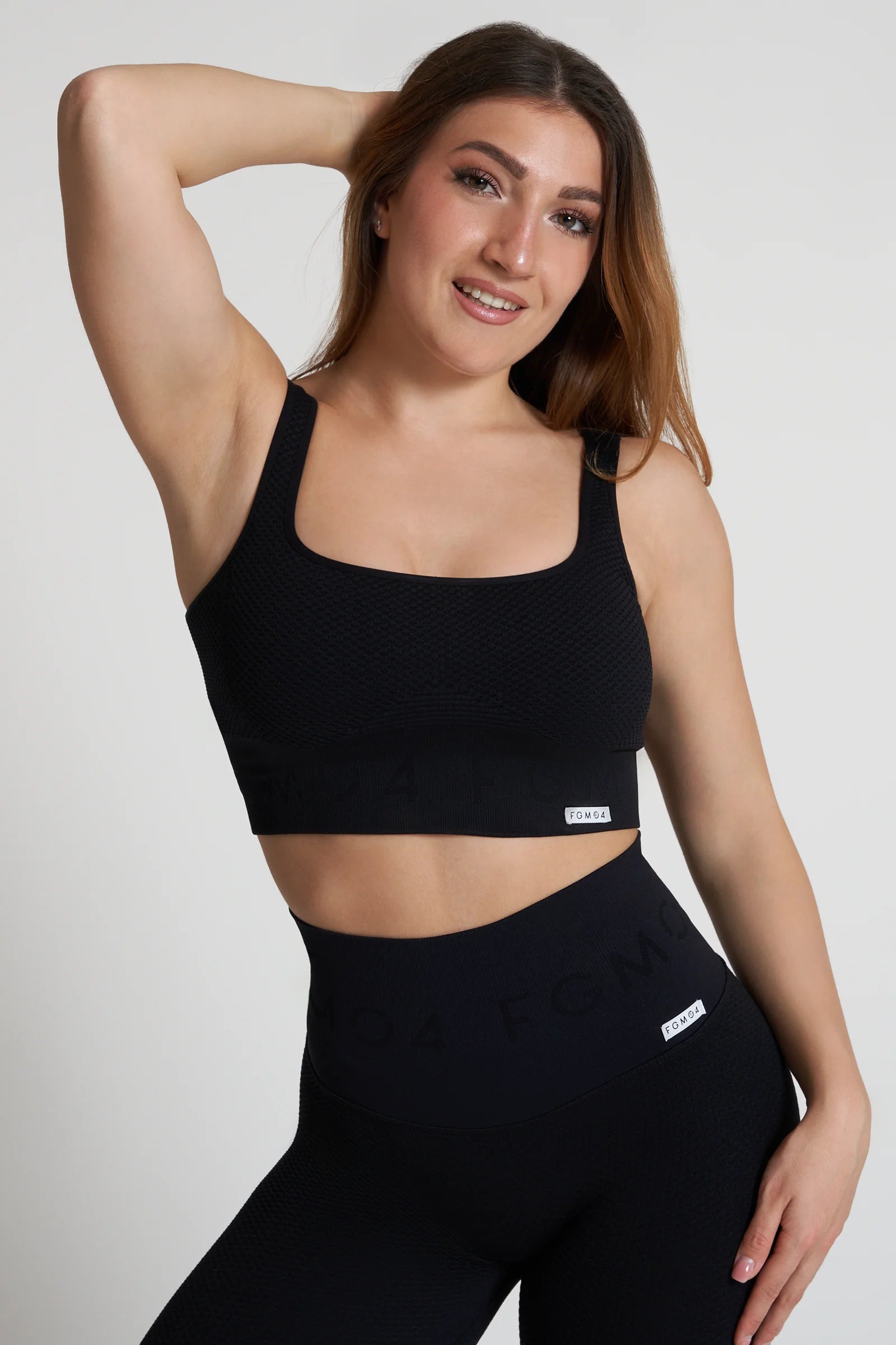 Top sportivo con spalline larghe sportivo con spalline larghe Candy Bubble Cryofir Nero - FGM04 - Maglie e Top - fgm04