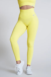 Leggings sportivi con tecnologia FIR push up con arricciatura a bolle Candy Bubble Cryofir Lemon Verbena - FGM04 - LEGGINGS ANTICELLULITE - fgm04
