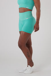 Shorts sportivi con tecnologia FIR push up con arricciatura a bolle Candy Bubble Cryofir Ice Green - FGM04 - LEGGINGS ANTICELLULITE - fgm04