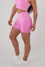 Shorts sportivi con tecnologia FIR push up con arricciatura a bolle Candy Bubble Cryofir Fiji Flower - FGM04 - LEGGINGS ANTICELLULITE - fgm04