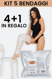 Kit Snellente BENDAGGI Pelle Sensibile - Fast Bundle - CREME PER ADIPE - fgm04