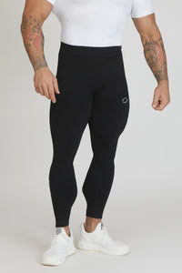 Schwarze Herren-Leggings