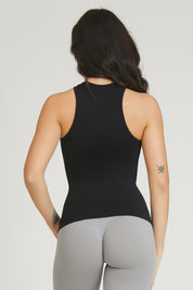 Canotta sportiva donna con tecnologia FIR Americana Fgm04 Nero - FGM04 - Maglie e Top - fgm04