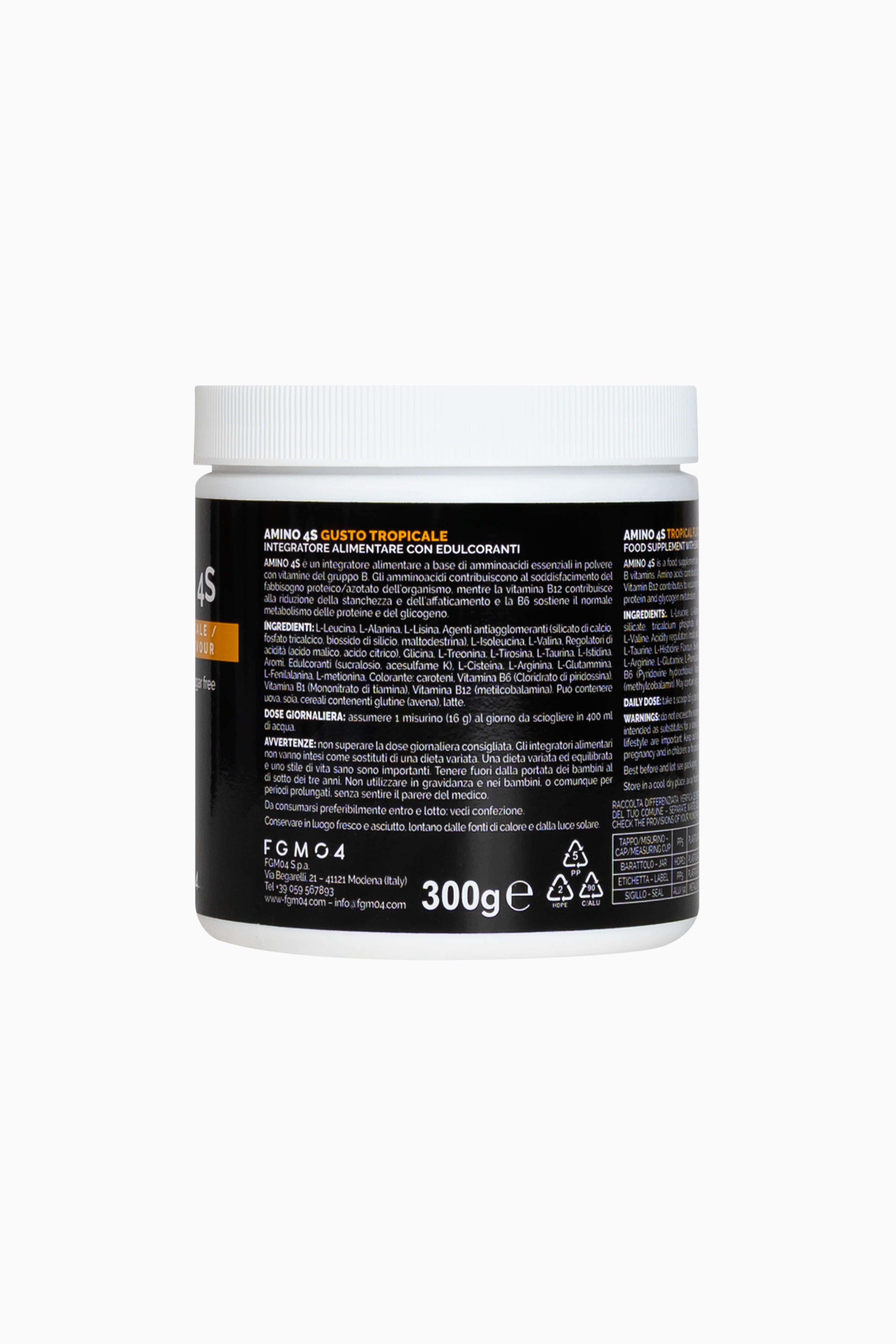 Amino 4S Gusto Tropicale 300g - FGM04 - INTEGRATORI - fgm04