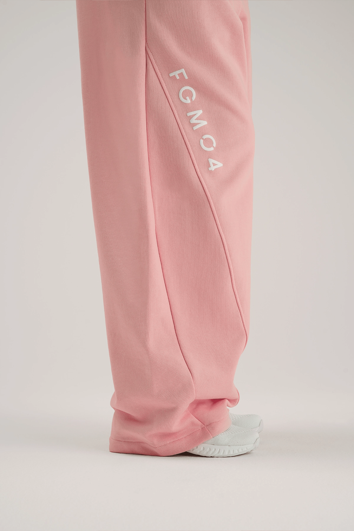 Pantaloni della tuta sportivi donna in cotone oversize Pantalone Baggy Ikonic FW 24/25 Rosa Chiaro - fgm04 - Linea Ikonic - fgm04