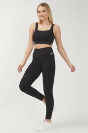 Top sportivo con spalline larghe Essence BambùFIR Nero - FGM04 - Maglie e Top - fgm04