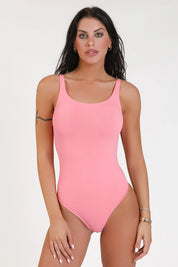 Body sportivo con tecnologia FIR modello a perizoma Ikona Plumeria - FGM04 - BODY - fgm04