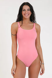 Body sportivo con tecnologia FIR modello a perizoma Ikona Plumeria - FGM04 - BODY - fgm04