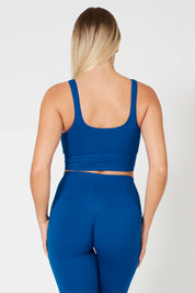 Top sportivo con spalline larghe Bubble Blu Accidia - FGM04 - Maglie e Top - fgm04