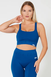 Top sportivo con spalline larghe Bubble Blu Accidia - FGM04 - Maglie e Top - fgm04