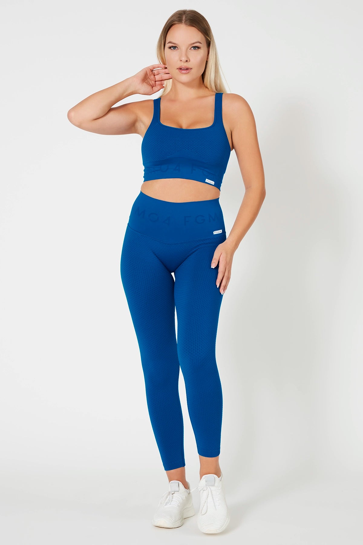 Top sportivo con spalline larghe Bubble Blu Accidia - FGM04 - Maglie e Top - fgm04