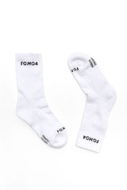 Calze Calzettoni sportivi cotone poliammide elastane elasticizzati FGM04 Bianco FGM04 - FGM04 - Linea Ikonic - fgm04