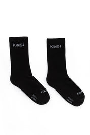 Calze Calzettoni sportivi cotone poliammide elastane elasticizzati FGM04 Nero FGM04 - FGM04 - Linea Ikonic - fgm04