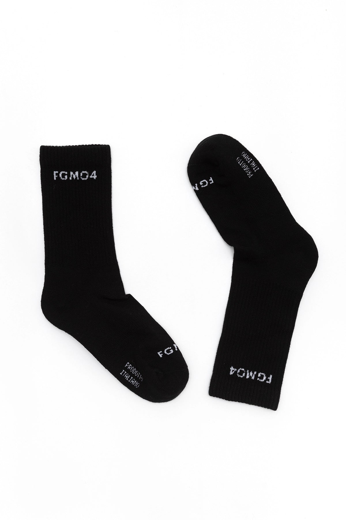 Calze Calzettoni sportivi cotone poliammide elastane elasticizzati FGM04 Nero FGM04 - FGM04 - Linea Ikonic - fgm04