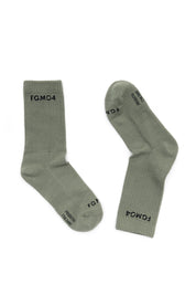 Calze Calzettoni sportivi cotone poliammide elastane elasticizzati FGM04 Verde Kaki FGM04 - FGM04 - Linea Ikonic - fgm04