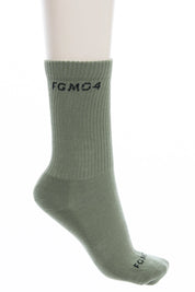Calze Calzettoni sportivi cotone poliammide elastane elasticizzati FGM04 Verde Kaki FGM04 - FGM04 - Linea Ikonic - fgm04
