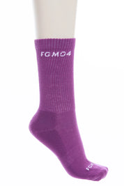 Calze Calzettoni sportivi cotone poliammide elastane elasticizzati FGM04 Viola Lavanda FGM04 - FGM04 - Linea Ikonic - fgm04