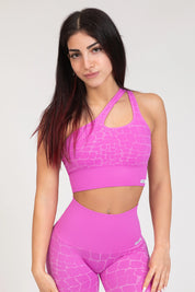 Top sportivo Monospalla Cocco Rosa - FGM04 - Maglie e Top - fgm04