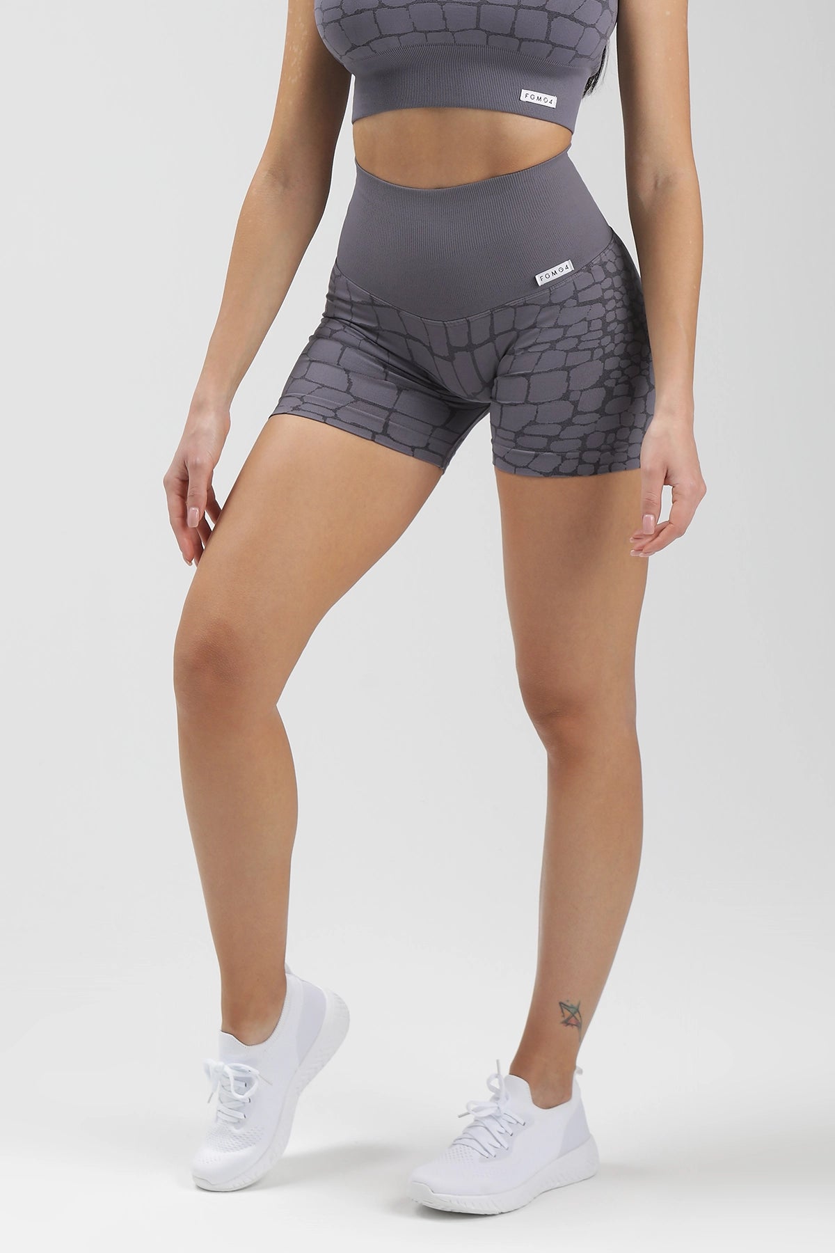 Shorts All - up Cocco Grigio Ira - FGM04 - LEGGINGS ANTICELLULITE - fgm04