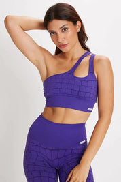 Top sportivo Monospalla Cocco Viola - FGM04 - Maglie e Top - fgm04
