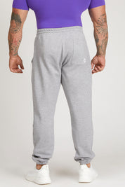 Pantaloni della tuta sportivi in cotone Pantalone Jogger Ikonic FW 24/25 Grigio Chiaro Melange Uomo - FGM04 - Linea Ikonic Uomo - fgm04