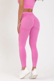 Leggings sportivi con tecnologia FIR push up con arricciatura mélange  Eldorado 2.0 Strawberry Moon - FGM04 - LEGGINGS ANTICELLULITE - fgm04