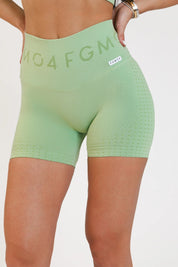 Shorts sportivi con tecnologia FIR push up con arricciatura mélange Eldorado 2.0 Forest Shade - FGM04 - LEGGINGS ANTICELLULITE - fgm04