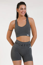 Top sportivo con spalline larghe Eldorado 2.0 Nero - FGM04 - Maglie e Top - fgm04