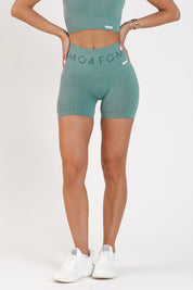 Shorts sportivi con tecnologia FIR push up con arricciatura mélange Eldorado 2.0 Deep Jungle - FGM04 - LEGGINGS ANTICELLULITE - fgm04