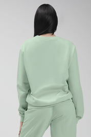 tuta sportiva in cotone oversize Felpa Over Ikonic SS24 Menta - FGM04 - OFFERTE SPECIALI - fgm04
