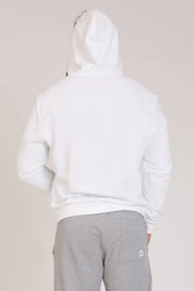 tuta sportiva in cotone full con tasche frontali Felpa Ikonic FGM04 Zip con Cappuccio Colore Bianco Uomo - FGM04 - Linea Ikonic Uomo - fgm04