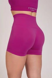 Shorts sportivi basici con tecnologia FIR Basic Pink Power - FGM04 - LEGGINGS ANTICELLULITE - fgm04