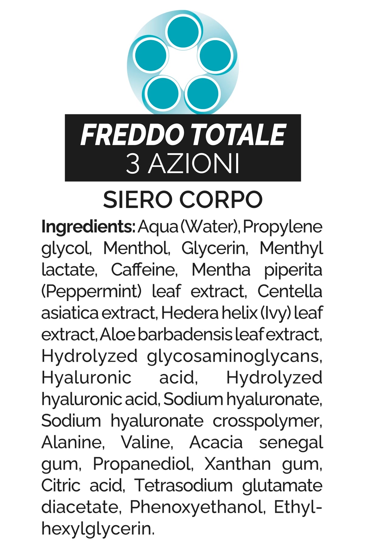 Freddo Totale 3 Azioni Roll on - 150 ml - FGM04 - CREME DRENANTI - fgm04