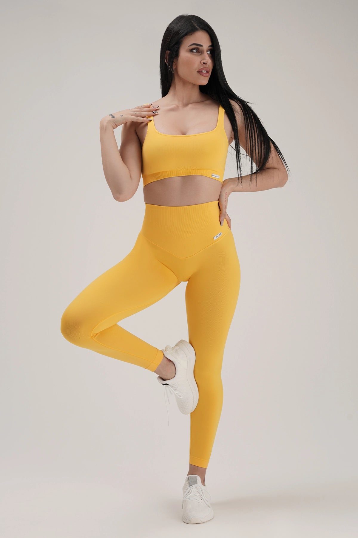 Leggings Gym Fashion Giallo Lemon - FGM04 - OFFERTE SPECIALI - fgm04