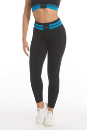 Leggings Ikona Nero e Azzurro - FGM04 - OFFERTE SPECIALI - fgm04