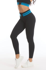 Leggings Ikona Nero e Azzurro - FGM04 - OFFERTE SPECIALI - fgm04