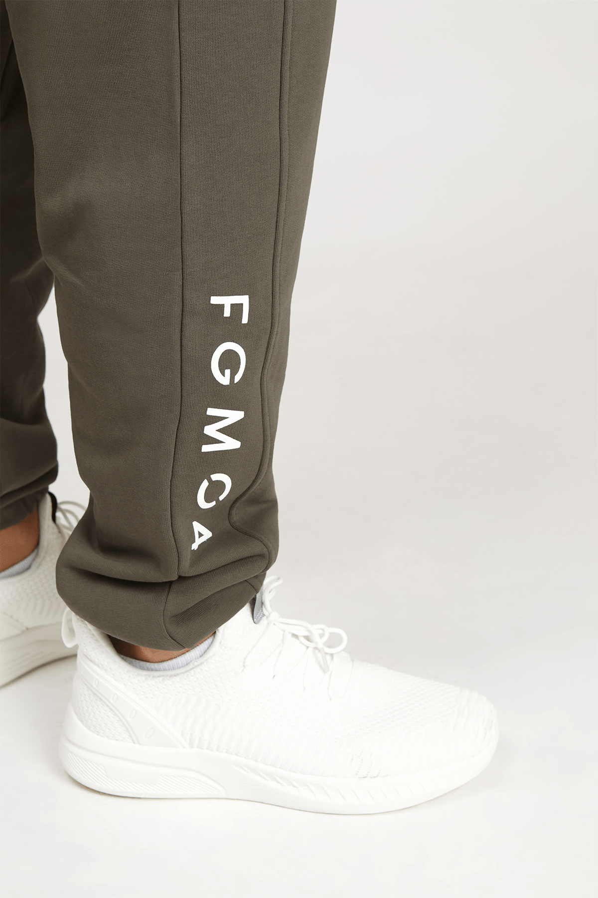 Pantaloni della tuta sportivi in cotone Jogger Ikonic FW 24/25 Verde Militare Uomo - FGM04 - Linea Ikonic Uomo - fgm04