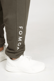 Pantaloni della tuta sportivi in cotone Jogger Ikonic FW 24/25 Verde Militare Uomo - FGM04 - Linea Ikonic Uomo - fgm04