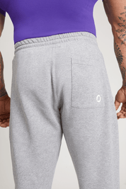 Pantaloni della tuta sportivi in cotone Pantalone Jogger Ikonic FW 24/25 Grigio Chiaro Melange Uomo - FGM04 - Linea Ikonic Uomo - fgm04