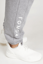 Pantaloni della tuta sportivi in cotone Pantalone Jogger Ikonic FW 24/25 Grigio Chiaro Melange Uomo - FGM04 - Linea Ikonic Uomo - fgm04