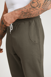 Pantaloni della tuta sportivi in cotone Jogger Ikonic FW 24/25 Verde Militare Uomo - FGM04 - Linea Ikonic Uomo - fgm04