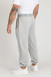 Pantaloni della tuta sportivi in cotone Pantalone Jogger Uomo Grigio Moonstone - FGM04 - Linea Ikonic Uomo - fgm04