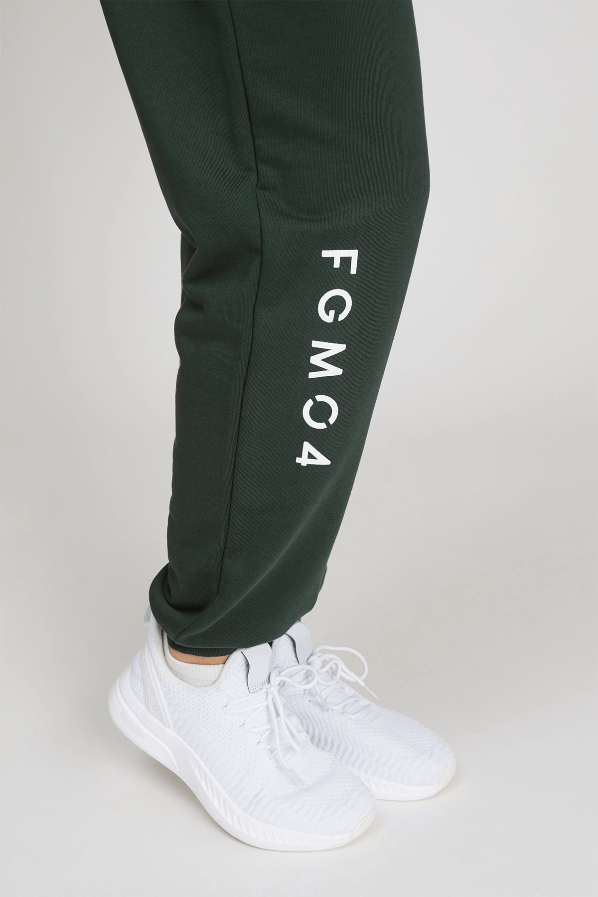 Pantaloni della tuta sportivi in cotone Jogger Slim Ikonic FW 24/25 Verde Pino - FGM04 - Linea Ikonic - fgm04