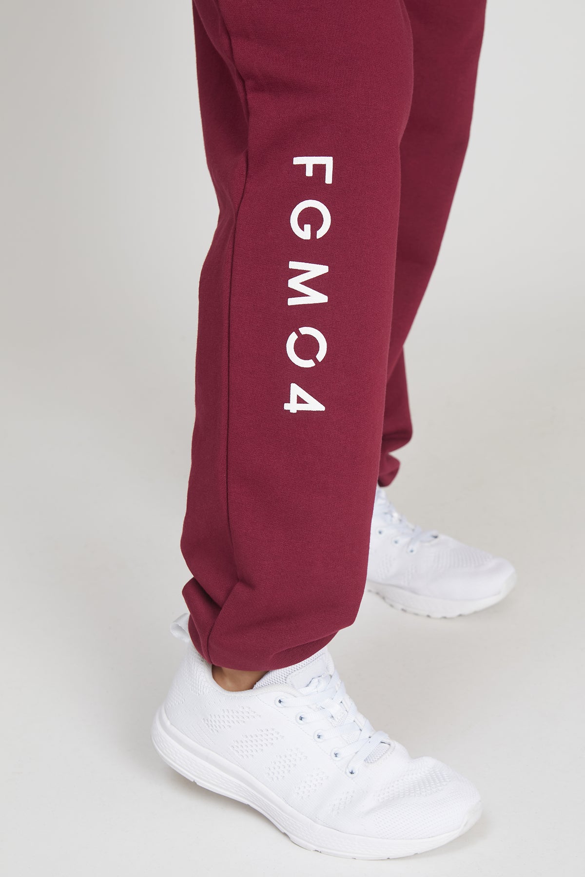 Pantaloni della tuta sportivi in cotone Jogger Slim Ikonic FW 24/25 Borgogna - FGM04 - Linea Ikonic - fgm04