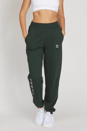 Pantaloni della tuta sportivi in cotone Jogger Slim Ikonic FW 24/25 Verde Pino - FGM04 - Linea Ikonic - fgm04