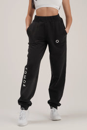 Pantaloni della tuta sportivi in cotone Jogger Slim Ikonic FW 24/25 Nero - FGM04 - Linea Ikonic - fgm04